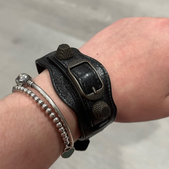 Balenciaga Accessories - Balenciaga leather bracelet